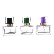 Empty Recycled Small 30 Ml 50 Ml 50Ml Rectangular Square Clear Glass Perfume Perfumes Diffuser Bottles With Pump Sprayer French